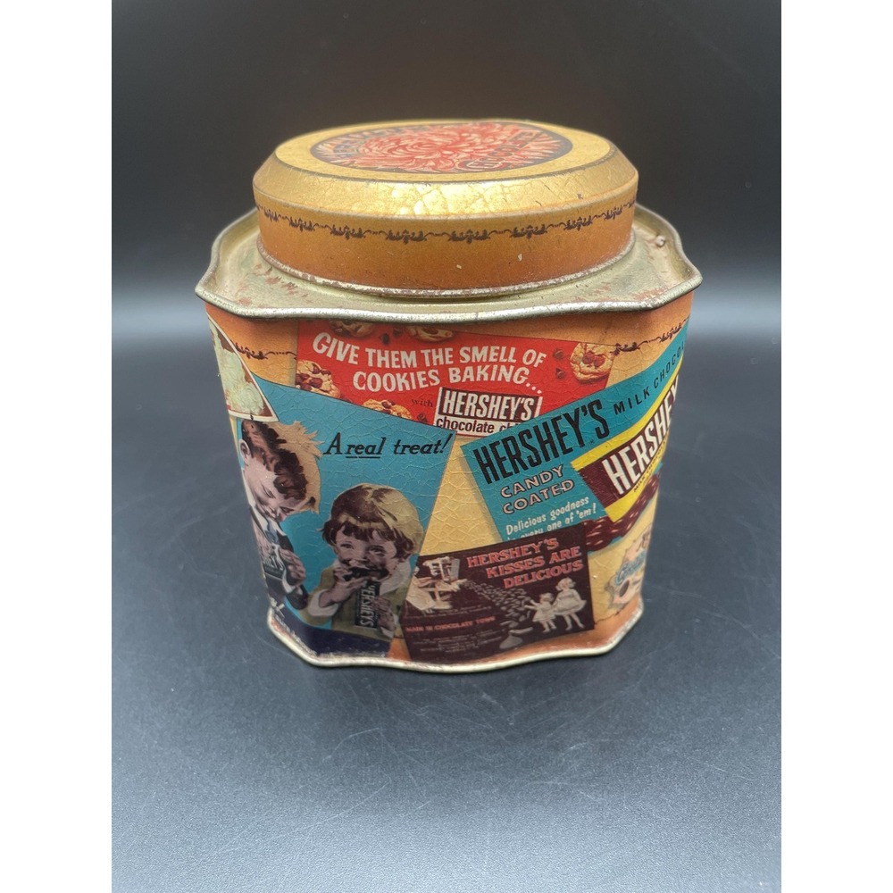 Vintage 1995 Hershey's Chocolate Edition #3 Collectible Metal Tin Canister Candy